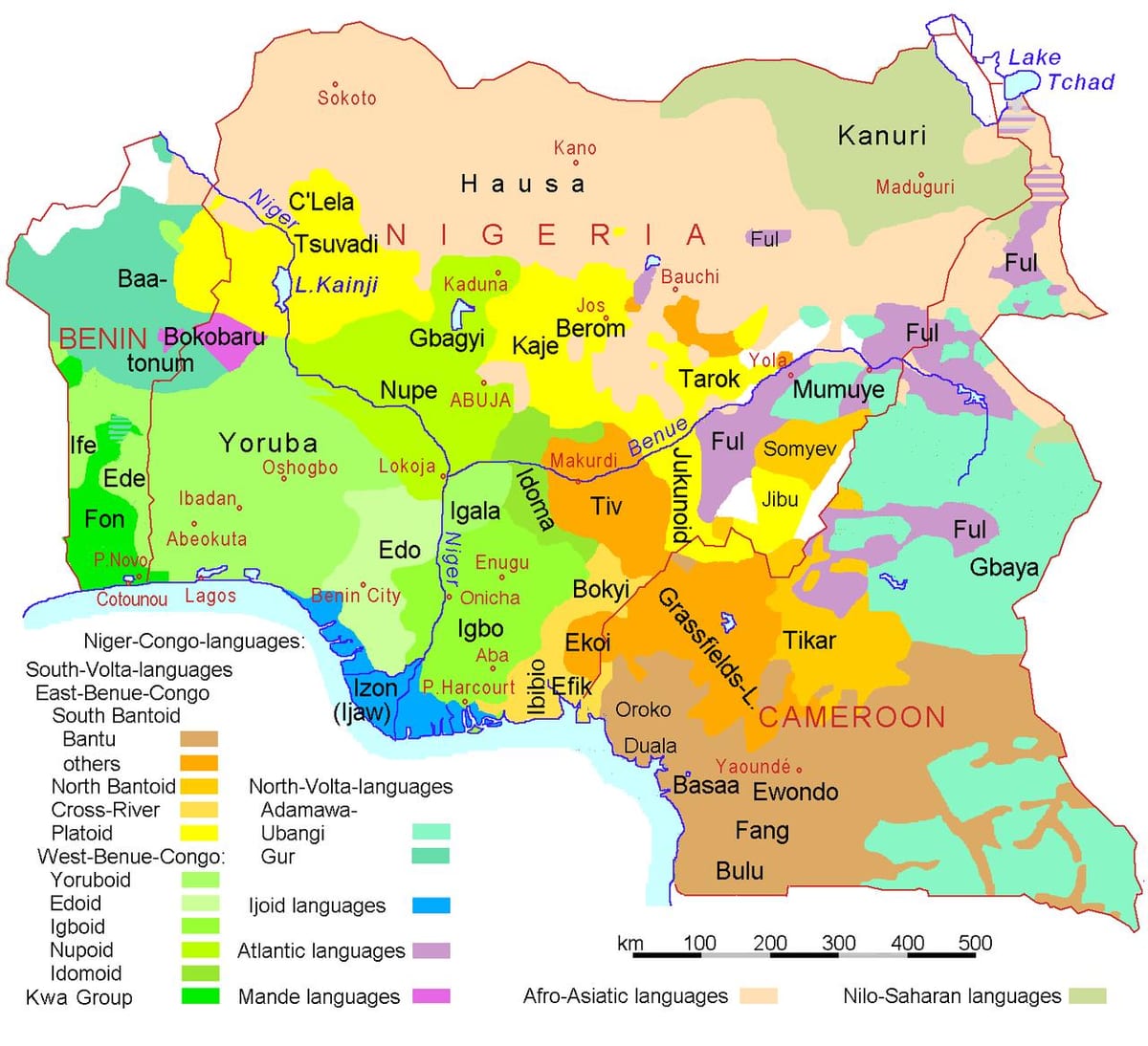 nigeria Sprache anzeigen