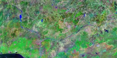 Karte von nigeria Berge